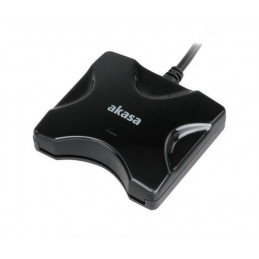 Akasa AK-CR-03BKV2 älykortin lukijalaite Sisätila USB 2.0 Musta