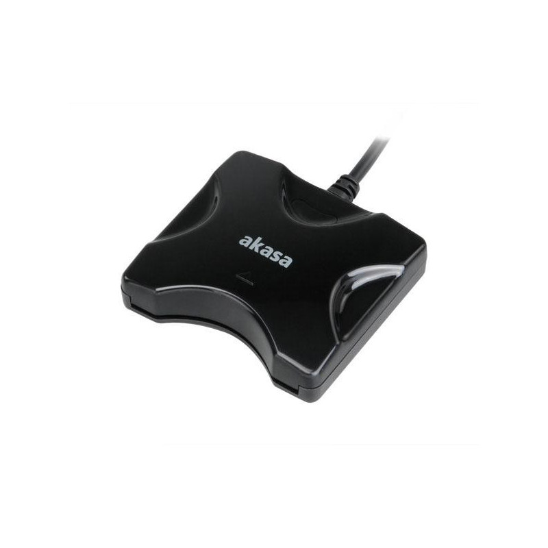 Akasa AK-CR-03BKV2 älykortin lukijalaite Sisätila USB 2.0 Musta