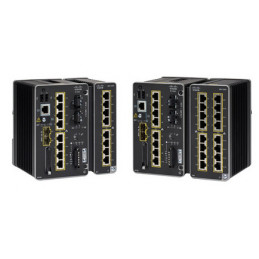 Cisco Catalyst IE3300 Hallittu L2 L3 10G Ethernet (100 1000 10000) Power over Ethernet -tuki Musta