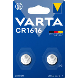 Varta 06616 Ladattava akku CR1616 Litium