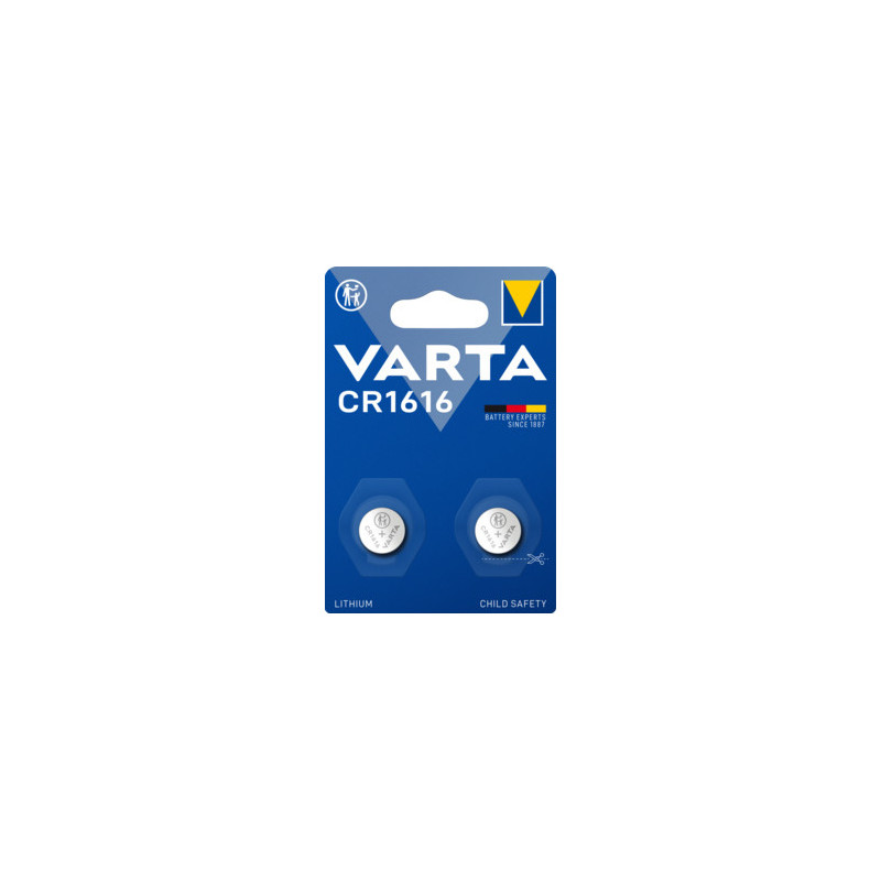 Varta 06616 Ladattava akku CR1616 Litium