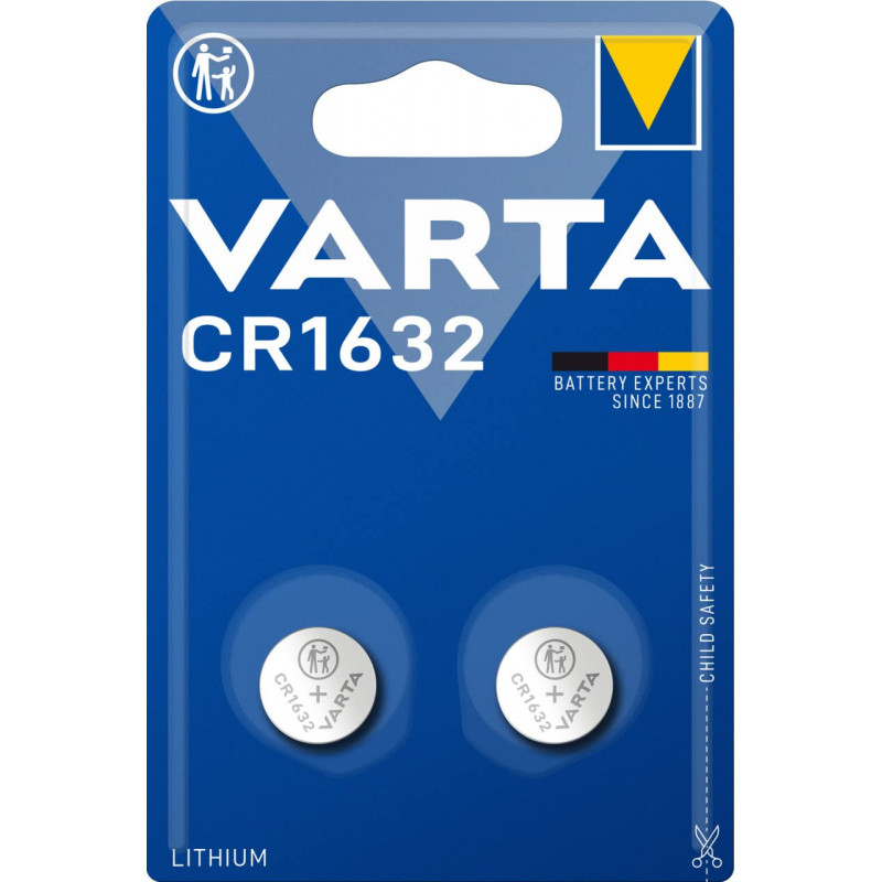 Varta 06632 Ladattava akku CR1632 Litium
