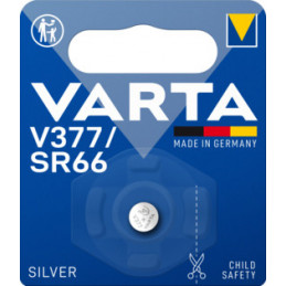 Varta 00377 Kertakäyttöinen akku SR66 Hopea-oksidi (S)