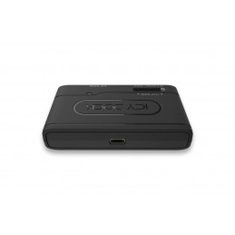 Icy Dock EZ-Adapter MB104U-1SMB USB 3.2 Gen 2 (3.1 Gen 2) Type-C Musta
