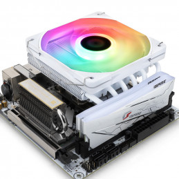 Thermalright AXP120-X67 WHITE ARGB Tietokoneen jäähdytysjärjestelmä Tietokonekotelo Ilmanjäähdytin 12 cm Valkoinen 1 kpl