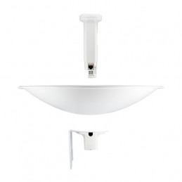 Ubiquiti PBE-M5-400 silta ja toistin Verkkosilta 1000 Mbit s Valkoinen
