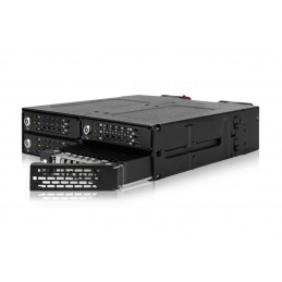 Icy Dock MB720MK-B V2 tallennusaseman kotelo SSD-kotelo Musta M.2