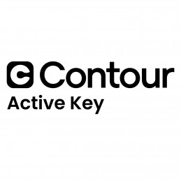 Contour Design Active Key AK-4100 näppäimistö Office USB Pohjoismainen Musta