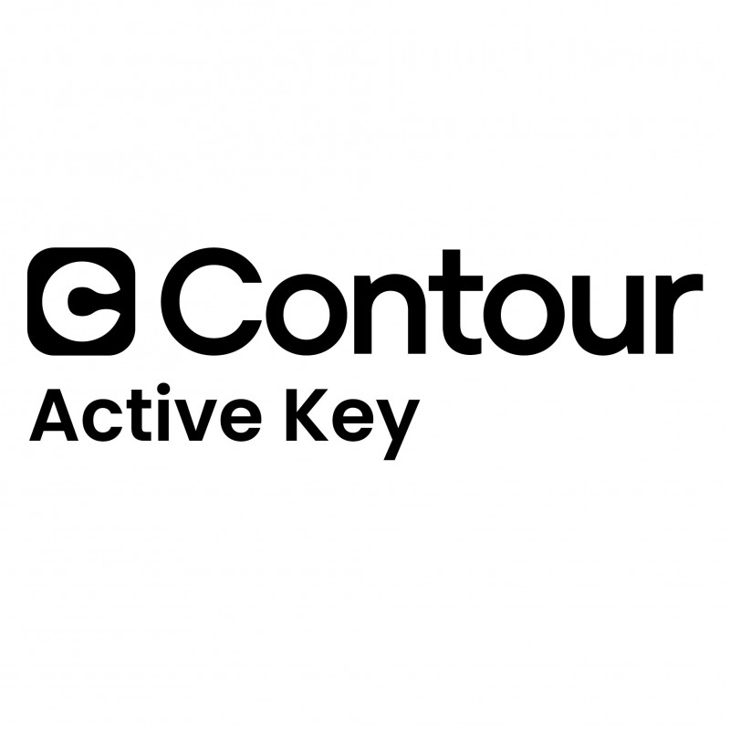 Contour Design Active Key AK-4100 näppäimistö Office USB Pohjoismainen Musta