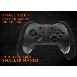 Deltaco Gaming Langaton miniohjain Switchille, Turbo-painikkeella, musta