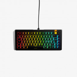 Glorious Gaming GLO-KB-GMMK3-75-PB-HE-W-BLK-ND näppäimistö Pelaaminen USB QWERTY Pohjoismainen Musta