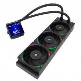 Thermalright Hyper Vision 360 ARGB BLACK Suoritin Nestejäähdytyspakkaus 12 cm Musta 1 kpl