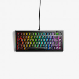 Glorious Gaming GLO-KB-GMMK3-PRO-75-PB-FOX-W-BLK-ND näppäimistö Pelaaminen USB QWERTY Pohjoismainen Musta