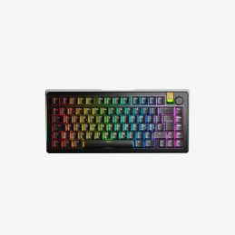 Glorious Gaming GLO-KB-GMMK3-PRO-75-PB-HE-WL-BLK-ND näppäimistö Pelaaminen USB + Bluetooth QWERTY Pohjoismainen Musta