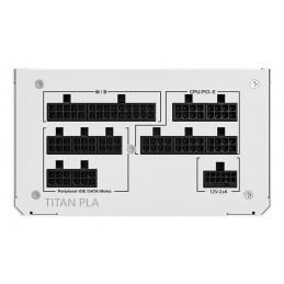 Montech TITAN PLA 1200W virtalähdeyksikkö 20+4 pin ATX ATX Valkoinen