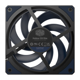 Cooler Master Mobius 120 Slim Tietokonekotelo Tuuletin 12 cm Musta 1 kpl