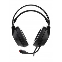 Deltaco Gaming DH220 USB Stereo Gaming Headset, RGB, Black
