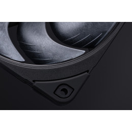 Noctua NF-A12x25 G2 PWM Sx2-PP chromax.black Tietokonekotelo Tuuletin 12 cm Musta 2 kpl
