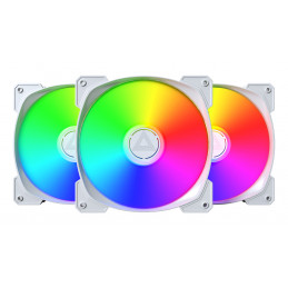 Montech HP140 ARGB PWM Tietokonekotelo Tuuletin 14 cm Valkoinen 3 kpl