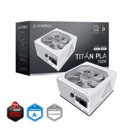 Montech TITAN PLA 750W virtalähdeyksikkö 20+4 pin ATX ATX Valkoinen