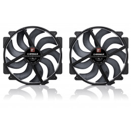 Noctua NF-A14X25R G2PWM SX2 CHBK Tietokonekotelo Tuuletin 14 cm Musta 2 kpl