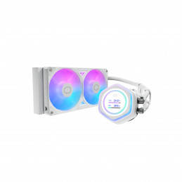 Cooler Master MasterLiquid Atmos II LCD Suoritin Nestejäähdytyspakkaus 12 cm Valkoinen 1 kpl