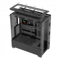 Xilence Xilent Flux Midi Tower Musta
