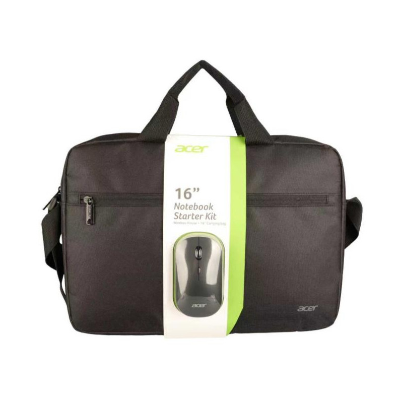 Acer GP.ACC11.03V laukku kannettavalle tietokoneelle 40,6 cm (16") Salkku Musta