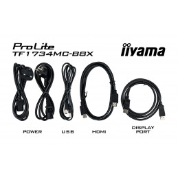 iiyama ProLite TF1734MC-B8X tietokoneen litteä näyttö 43,2 cm (17") 1280 x 1024 pikseliä Kosketusnäyttö