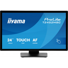 iiyama ProLite T2452MSC-B2 tietokoneen litteä näyttö 61 cm (24") 1920 x 1080 pikseliä Full HD Kosketusnäyttö Musta