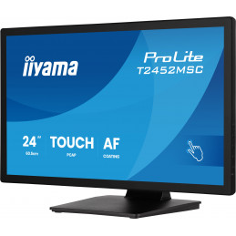 iiyama ProLite T2452MSC-B2 tietokoneen litteä näyttö 61 cm (24") 1920 x 1080 pikseliä Full HD Kosketusnäyttö Musta