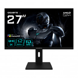 GIGABYTE G27Q3 tietokoneen litteä näyttö 68,6 cm (27") 2560 x 1440 pikseliä Quad HD LED Musta