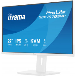 iiyama ProLite XB2797QSNP-W1 27" IPS LCD tietokoneen litteä näyttö 68,6 cm (27") 2560 x 1440 pikseliä Quad HD Valkoinen