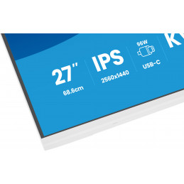 iiyama ProLite XB2797QSNP-W1 27" IPS LCD tietokoneen litteä näyttö 68,6 cm (27") 2560 x 1440 pikseliä Quad HD Valkoinen