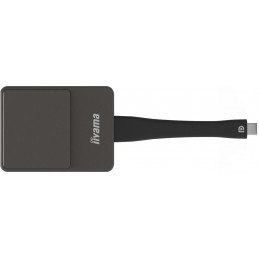 iiyama WP D002C äly-tv mokkula USB 4K Ultra HD Musta, Hopea
