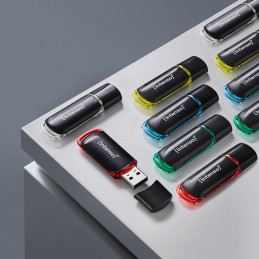 Intenso 3511561 USB-muisti 8 GB USB A-tyyppi 2.0 Musta, Punainen, Vihreä, Läpinäkyvä, Keltainen, Sininen