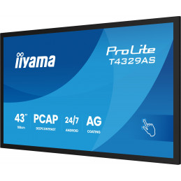 iiyama T4329AS-B1AG tietokoneen litteä näyttö 108 cm (42.5") 3840 x 2160 pikseliä 4K Ultra HD LED Kosketusnäyttö Musta