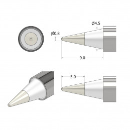 iFixit IF145-498-1 juotoskolvi & juotosasema 1 kpl Juotoskärki