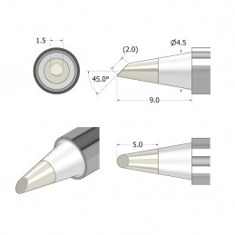 iFixit IF145-498-2 juotoskolvi & juotosasema 1 kpl Juotoskärki