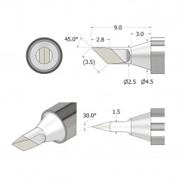 iFixit IF145-498-6 juotoskolvi & juotosasema 1 kpl Juotoskärki
