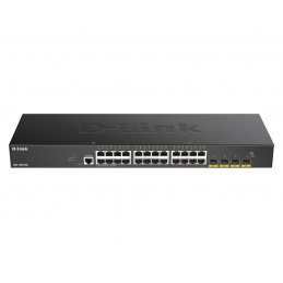 D-Link DGS-1250-28X Hallittu L3 Gigabit Ethernet (10 100 1000) Musta