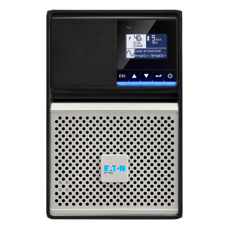 Eaton 5P Gen2 UPS-virtalähde Linjainteraktiivinen 1350 W 8 AC-pistorasia(a)