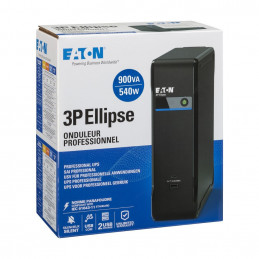 Eaton 3P900UI UPS-virtalähde Valmiustila (ilman yhteyttä) 0,9 kVA 540 W 4 AC-pistorasia(a)