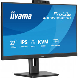 iiyama ProLite XUB2790QSUH-B2 tietokoneen litteä näyttö 68,6 cm (27") 2560 x 1440 pikseliä Quad HD LED Musta