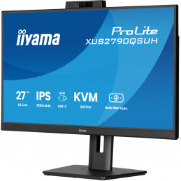 iiyama ProLite XUB2790QSUH-B2 tietokoneen litteä näyttö 68,6 cm (27") 2560 x 1440 pikseliä Quad HD LED Musta