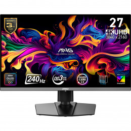 MSI MAG 272UP QD-OLED X24 tietokoneen litteä näyttö 67,3 cm (26.5") 3840 x 2160 pikseliä 4K Ultra HD Musta