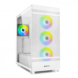 Sharkoon REBEL C50 RGB ATX Full Tower Valkoinen