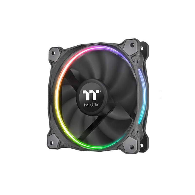 Thermaltake Riing 12 RGB Tietokonekotelo Tuuletin 12 cm Musta