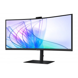Samsung S65VC tietokoneen litteä näyttö 86,4 cm (34") 3440 x 1440 pikseliä UltraWide Quad HD LCD Musta