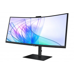 Samsung S65VC tietokoneen litteä näyttö 86,4 cm (34") 3440 x 1440 pikseliä UltraWide Quad HD LCD Musta